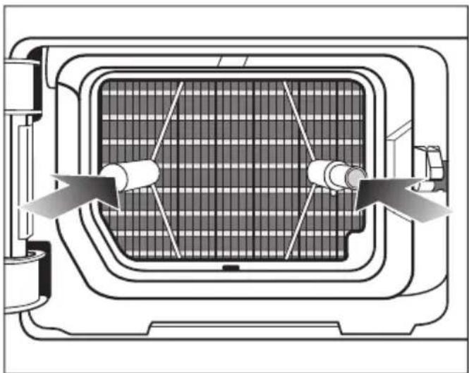 MIELE TSA523WP Active - Nettoyer le filtrde socle - 5