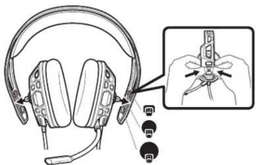 PLANTRONICS RIG 300HS - Einrichten des Headsets - 2