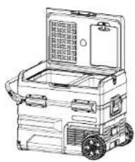 Outwell Arctic Frost 45 - REVERSE LID OPENING DIRECTION - 1
