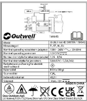Outwell Arctic Frost 45 - GUARANTEE - 5