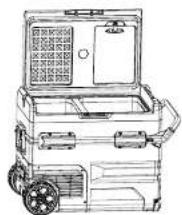 Outwell Arctic Frost 45 - REVERSE LID OPENING DIRECTION - 6