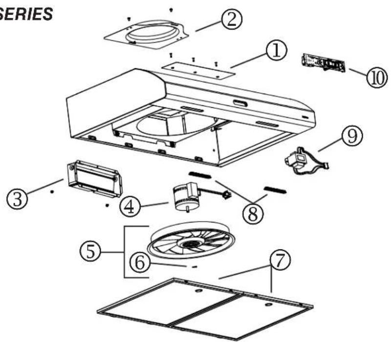 NuTone AHSL130WW - Install the Filters - 3