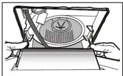 NuTone QTXEN150FLT - Insert mask and finish ceiling. - 2