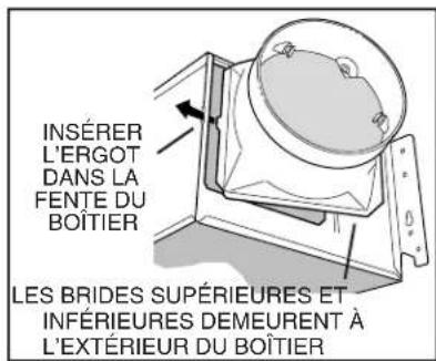 NuTone QTXEN150FLT - Raccord du conduit avec clapet - 2