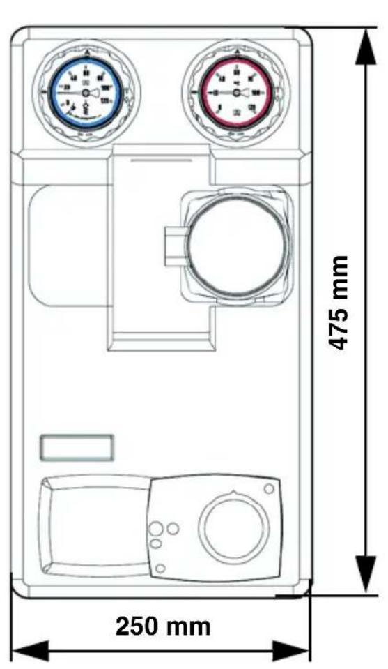 DAIKIN PGDK - Dimensions et raccordements - 1