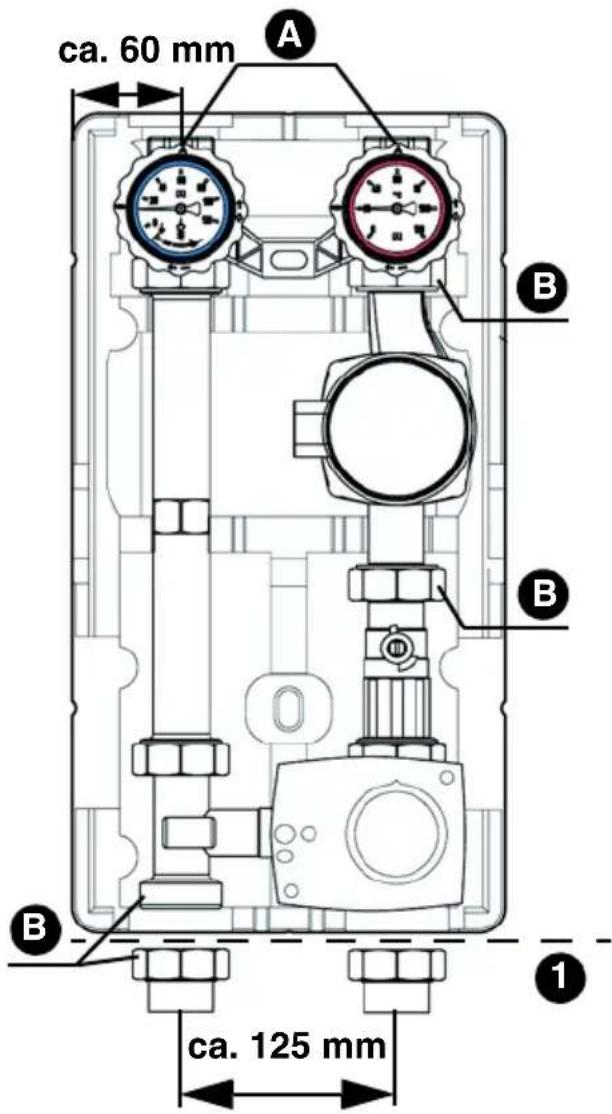 DAIKIN PGDK - Abmessungen und Anschlüsse - 3
