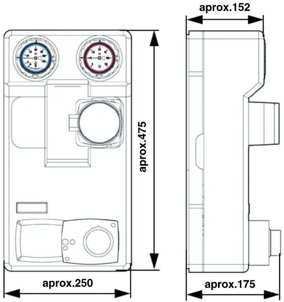 DAIKIN PGDK - Dimensoes e ligações - 1