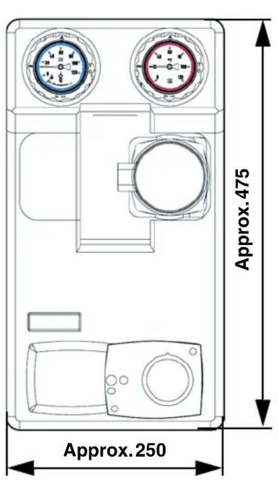 DAIKIN PGDK - Dimensions and connections - 1