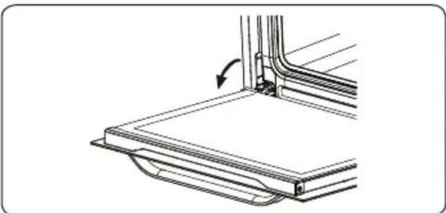 VESTEL VEB150161 - Removal of the Oven Door - 1