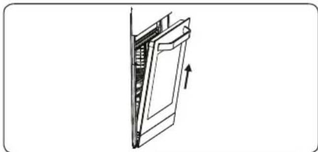 VESTEL VEB150161 - De ovendeur verwijderen - 3
