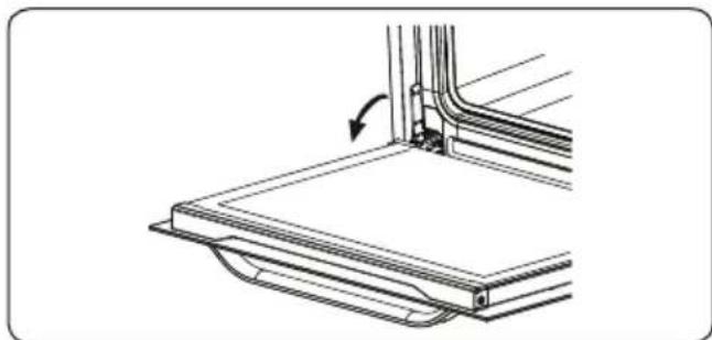 VESTEL VEB150161 - De ovendeur verwijderen - 1