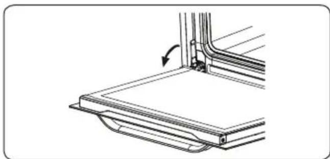 VESTEL VEB150161 - Démontage de la porte du four - 1