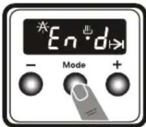 VESTEL VEB150161 - Einstellen der Zeit für halbautomatischen Betrieb (Endzeit) - 1