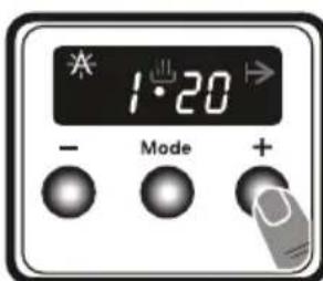 VESTEL VEB150161 - Einstellen der Zeit für halbautomatischen Betrieb (Kochzeit) - 2