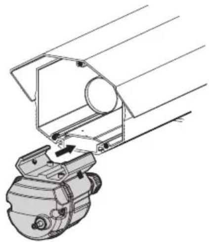Videotec VIP6A - Installation du kit essuie-glaces sur le caisson - 2