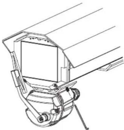 Videotec VIP6A - Installation du kit essuie-glaces sur le caisson - 6