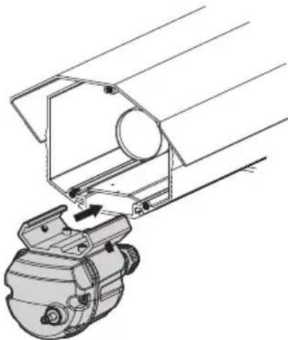 Videotec VIP6A - Installing the wiper kit on the housing. - 2