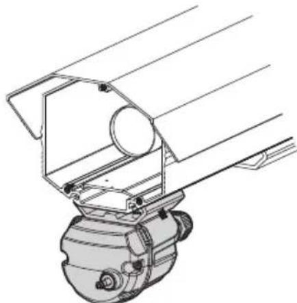 Videotec VIP6A - Installazione del kit tergicristallo sulla custodia - 3