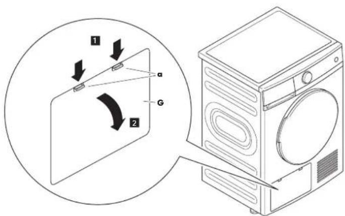 Wisberg WBDR1400A38BNB - Pour nettoyer l'échangeur de chaleur : - 1
