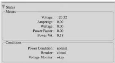 Panamax VT1512IP - Voltage Monitor States - 1