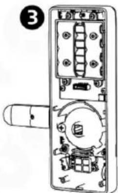 Eura ELH51H4 - AUSRICHTUNGSEINSTELLUNG - RÜCKSEITE DES SCHILDS - 3