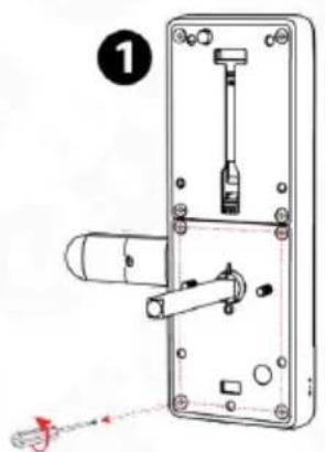 Eura ELH51H4 - RÉGLAGE DE L'ORIENTATION - AVANT DE LA POIGNée - 1