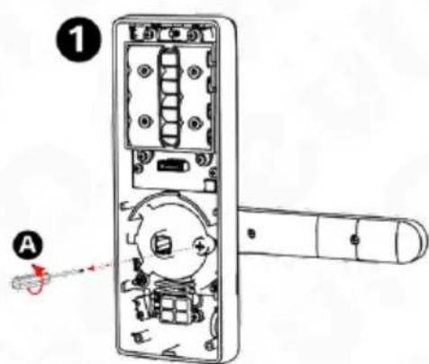 Eura ELH51H4 - AUSRICHTUNGSEINSTELLUNG - RÜCKSEITE DES SCHILDS - 1