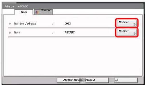 KYOCERA TASKalfa 7551ci - Ajouter le nom. - 1