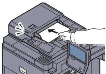 KYOCERA TASKalfa 7551ci - Mettre en place les originaux. - 1