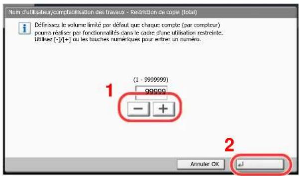 KYOCERA TASKalfa 7551ci - Configurer les paramètres. - 1