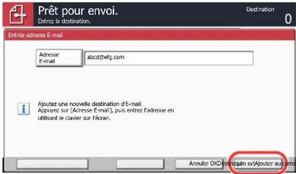 KYOCERA TASKalfa 7551ci - Appuyer sur [OK]. - 1