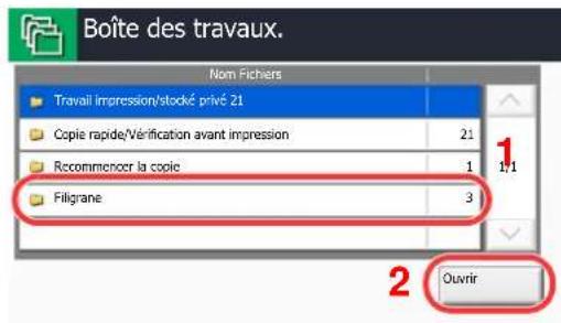 KYOCERA TASKalfa 7551ci - Afficher l'écran. - 2