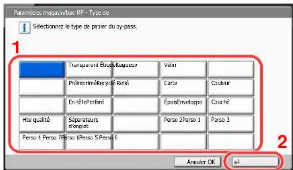 KYOCERA TASKalfa 7551ci - Configurer les paramètres. - 3