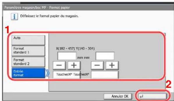 KYOCERA TASKalfa 7551ci - Configurer les paramètres. - 2