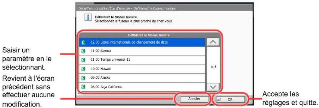 KYOCERA TASKalfa 7551ci - Configurer les paramètres. - 1