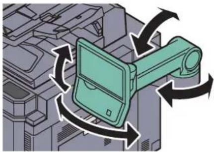 KYOCERA TASKalfa 7551ci - Réglage de l'inclinaison du panneau de commande - 1