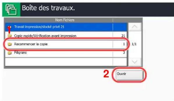 KYOCERA TASKalfa 7551ci - Afficher l'écran. - 2