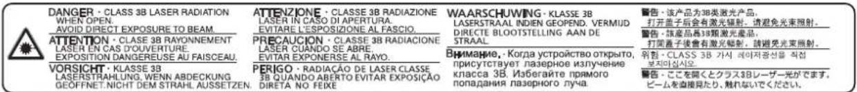 KYOCERA TASKalfa 7551ci - Sécurité laser (Europe) - 1