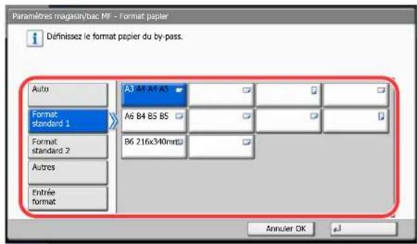 KYOCERA TASKalfa 7551ci - Configurer les paramètres. - 1