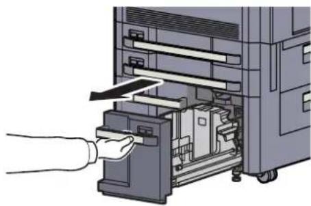 KYOCERA TASKalfa 7551ci - Tirer le magasin jusqu'à ce qu'il se bloque. - 1