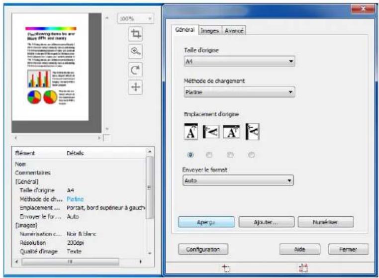 KYOCERA TASKalfa 7551ci - Configurer les paramètres de numérisation. - 1