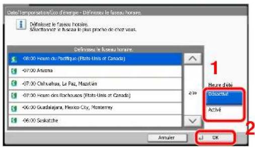 KYOCERA TASKalfa 7551ci - Configurer les paramètres. - 3