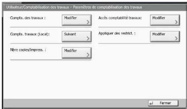 KYOCERA TASKalfa 7551ci - Configurer les paramètres. - 1