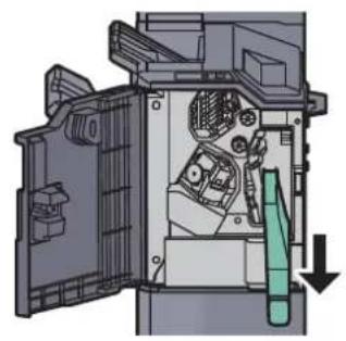 KYOCERA TASKalfa 7551ci - Vider le bac de récapuration de perforation - 2