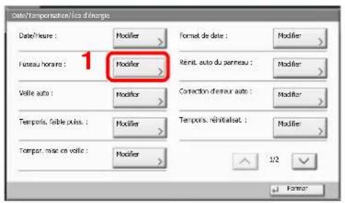 KYOCERA TASKalfa 7551ci - Configurer les paramètres. - 1