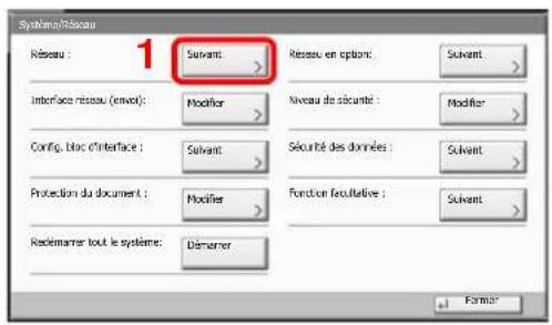 KYOCERA TASKalfa 7551ci - Afficher l'écran. - 3