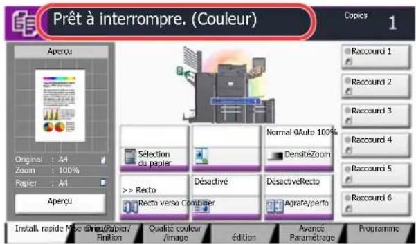 KYOCERA TASKalfa 7551ci - Configurer les paramètres. - 3