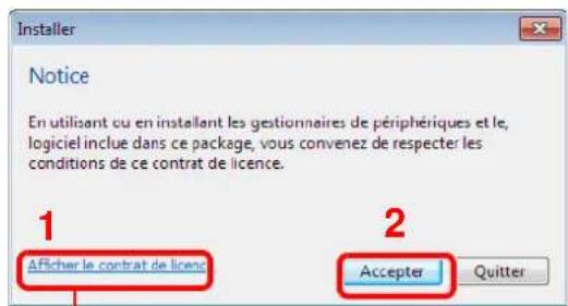 KYOCERA TASKalfa 7551ci - Afficher l'écran. - 1