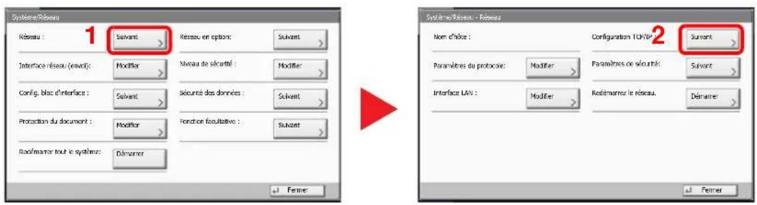KYOCERA TASKalfa 7551ci - Afficher l'écran. - 2