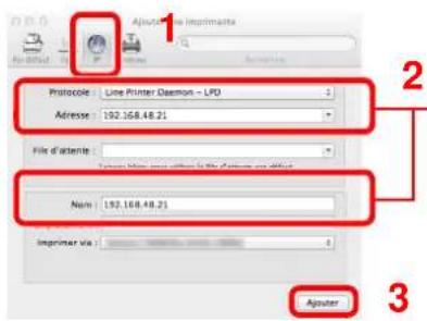 KYOCERA TASKalfa 7551ci - Configurer l'imprimante. - 4